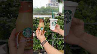 Packed Starbucks ki Coffee vs Fresh Starbucks ki Coffee  Konsi better hai  Starbucks Cold Coffee [upl. by Ertnom]