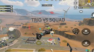 TRIO VS SQUAD GAMEPLAY IN CALL OF DUTY MOBILE BATTLE ROYALE [upl. by Tol]