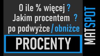 Obliczenia procentowe [upl. by Tengdin]