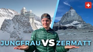 ZERMATT vs JUNGFRAU REGION Which is better [upl. by Clite]