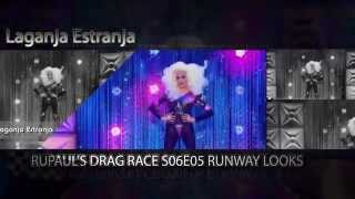 Rupauls Drag Race Season 6 Episode 5 Runway Looks [upl. by Killen]