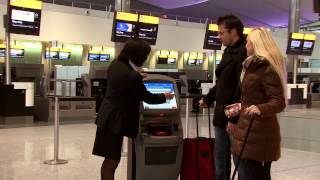 United — London Heathrow T2 check in [upl. by Isdnil]