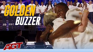 Northwell Health Nurse Choir Gets the GOLDEN BUZZER with their EMOTIONAL Performance [upl. by Timothy747]