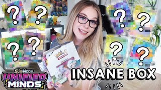 Opening THE BEST Pokemon Unified Minds Booster Box INSANE PULLS [upl. by Herzen]