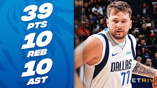 Luka Doncic Makes NBA HISTORY 👏  March 9 2024 [upl. by Ihcekn]