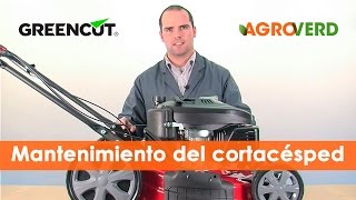 ¿Cómo hacer un buen mantenimiento cuidado y limpieza de tu CORTACÉSPED GREENCUT [upl. by Chemesh148]