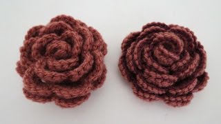 Rose häkeln  Anleitung  Crochet Rose eng sub [upl. by Amsirac59]