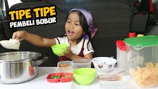 TIPETIPE PEMBELI BUBUR  DEDE SENJA JUALAN BUBUR AYAM [upl. by Minnnie]