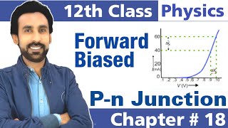 Forward Biased PN Junction  2nd Year Physics  Chapter  18  12th Class Physics [upl. by Anig]