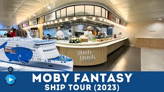 Moby Fantasy ship tour Scopri gli interni gemello del Moby Legacy [upl. by Mahgem]