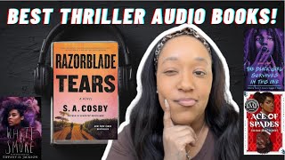 The BEST THRILLER audiobooks Ive listened to 🎧✨ [upl. by Luap]