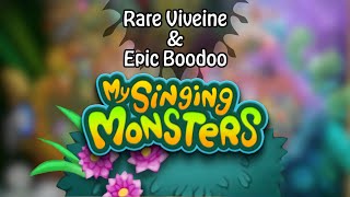 Rare Viveine and Epic Boodoo KazilleonBellowfish in My Singing Monsters [upl. by Raybourne983]