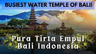 Tirta Empul Indonesia  Discover One Of The Popular Water Temples Of Indonesia  Documentary Clip [upl. by Kensell]