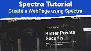 Spectra Tutorial  Create a WebPage  Best Gutenberg Builder [upl. by Dnomra]