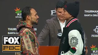 Keith Thurman vs Mario Barrios  FINAL PRESS CONFERENCE  PBC ON FOX [upl. by Aihsemak]