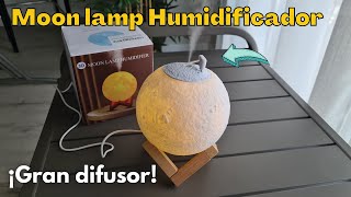 Humidificador en forma de LUNA 🌕​ ¿Cómo funciona [upl. by Anivla]