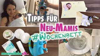 LIFE HACKS für Neu Mamas  Wochenbett  mamiblock [upl. by Fisuoy]