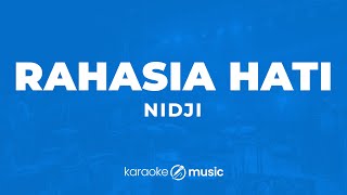 Rahasia Hati  Nidji KARAOKE VERSION [upl. by Kartis41]