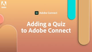 Adobe Connect Allnew Quiz Pod [upl. by Stockmon]