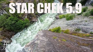 STAR CHEK 59 In 10 min Simul climbing in beautiful Squamish BC Canada [upl. by Airtemad819]