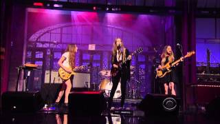 Haim  quotForeverquot 610 Letterman TheAudioPervcom [upl. by Surazal524]