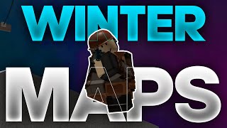 Every Phantom Forces Winter Maps Normal Versions Christmas Update [upl. by Branscum288]