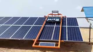 Solar Panel Cleaning System  JanyuTech [upl. by Herson822]