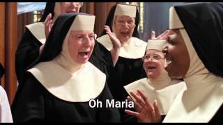 Sister Act 1992  quotOh Mariaquot  VideoLyrics HD [upl. by Malcom]