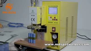 MINGDA MD2005 most popular pneumatic battery spot welder machine [upl. by Tallbot679]