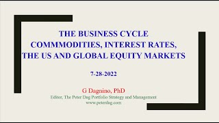 THE BUSINESS CYCLE  NOW  AND ITS IMPACT ON THE FINANCIAL MARKETS [upl. by Otsirave]