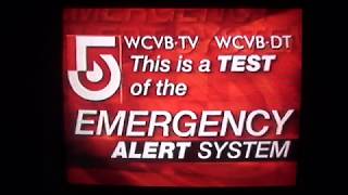 WCVBTV EAS Required Weekly Test February 24 2012 [upl. by Zizaludba]