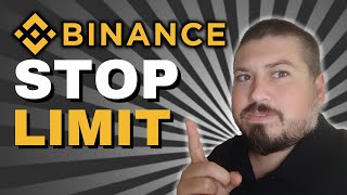 Tipos de Ordenes Binance  Stop Limit [upl. by Lachance736]