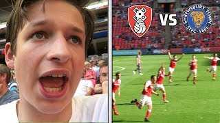 Rotherham vs Shrewsbury VLOG  League One Play Off Final [upl. by Agan]