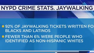 Over 90 of jaywalking tickets issued to Black Latino NYers [upl. by Alahc]