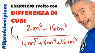 DIFFERENZA DI CUBI  prodotti notevoli II la matematica che ci piace [upl. by Adorl]