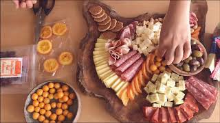 How to Assemble a Grazing Charcuterie Platter Trader Joes Goods Only [upl. by Enelrad87]