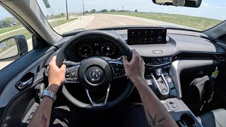 2024 Acura TLX Tech  POV Driving Impressions [upl. by Joella]