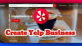 Create a Yelp Business Page 2024 [upl. by Watkins]