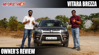 52000km Maruti Vitara Brezza Owners Review [upl. by Eolanda]