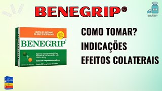 Benegrip Como tomar indicações e efeitos colaterais [upl. by Lillith]