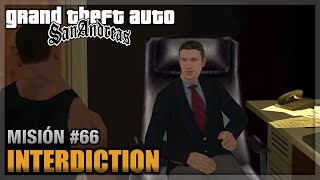 GTA San andreas  Misión 66  Interdiction Español  1080p 60fps [upl. by Komarek]