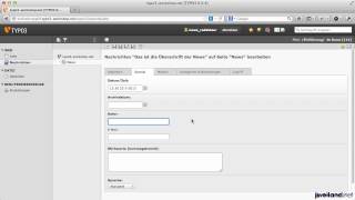 TYPO3 für Redakteure  Teil 44 Nachrichten erstellen mit ttnews [upl. by Kaete]