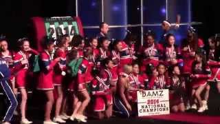 Fallon Middle School Cheer Team wins JAMZ Nationals 2014 in Las Vegas [upl. by Dora]