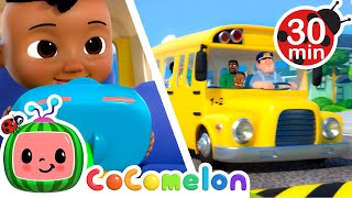 Codys Wheels on the Bus  Cocomelon  Cody Time  Kids Cartoons amp Nursery Rhymes  Moonbug Kids [upl. by Ettena]