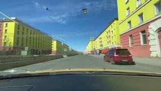 ⁴ᴷ⁶⁰ Driving in the city 🌃 Norilsk HD 4К⁶⁰ May 30 2020 [upl. by Yttig]