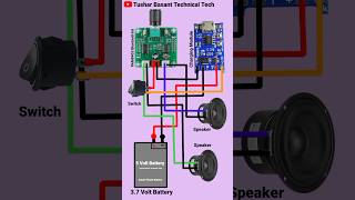 PAM8403 Bluetooth kit Audio Amplifier Connection shorts [upl. by Ecital]