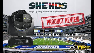 Shehds FootBall Moving Head Light Review [upl. by Neiv]