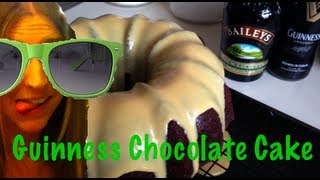 Guinness Chocolate Cake  Five Minute Pastry School [upl. by Dusa47]