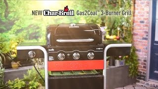 Char Broil® Gas2Coal 3 Burner Grill [upl. by Wayolle]