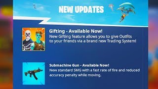 NEW GIFTING SYSTEM OFFICIAL RELEASE DATE Fortnite Season 5 Gifting Skins [upl. by Notyrb]